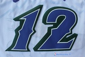 Maillot NBA Pas Cher Utah Jazz John Stockton 12 Blanc