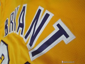 Maillot NBA Pas Cher Los Angeles Lakers Kobe Bryant 24 Jaune MC