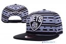 Bonnet NBA Brooklyn Nets 2016 Gris Bande