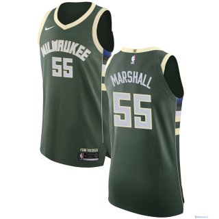 Maillot NBA Pas Cher Milwaukee Bucks Kendall Marshall 55 Vert Icon 2017/18