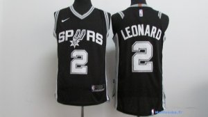 Maillot NBA Pas Cher San Antonio Spurs Kawhi Leonard 2 Negr Icon 2017/18