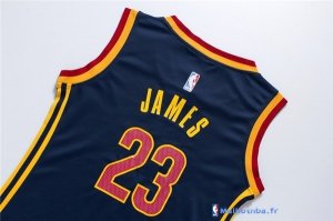 Maillot NBA Pas Cher Cleveland Cavaliers Femme LeBron James 23 Bleu