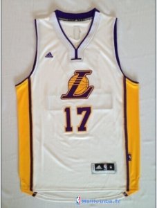 Maillot NBA Pas Cher Noël Los Angeles Lakers Jeremy 17 Blanc