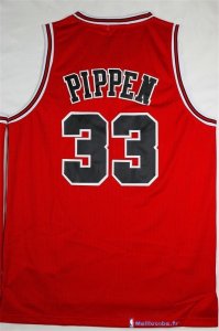 Maillot NBA Pas Cher Chicago Bulls Scottie Pippen 33 Retro Rouge