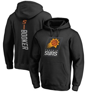 Phoenix Suns Devin Booker Fanatics Branded Black Backer Name & Number Pullover Hoodie