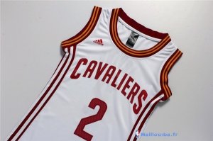 Maillot NBA Pas Cher Cleveland Cavaliers Femme Kyrie Irving 2 Blanc