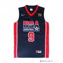 Maillot NBA Pas Cher USA 1992 Jordan 9 Noir