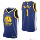 Maillot NBA Pas Cher Golden State Warriors JaVale McGee 1 Bleu Icon 2017/18