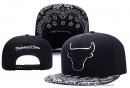 Bonnet NBA Chicago Bulls 2016 Blanc Noir 1