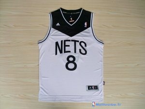 Maillot NBA Pas Cher Brooklyn Nets Deron Michael Williams 8 Blanc Noir