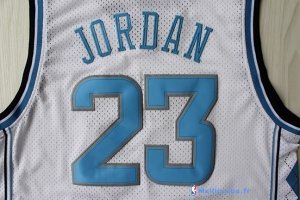 Maillot NCAA Pas Cher North Carolina Michael Jordan 23 Blanc