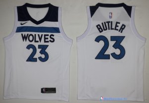 Maillot NBA Pas Cher Minnesota Timberwolves Jimmy Butler 23 Blanc Association 2017/18