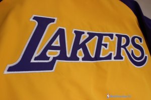 Survetement NBA Pas Cher Los Angeles Lakers Jaune Pourpre