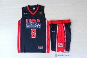 Maillot NBA Pas Cher USA 1992 Pippen 8 Noir