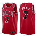 Maillot NBA Pas Cher Chicago Bulls Justin Holiday 7 Rouge Icon 2017/18