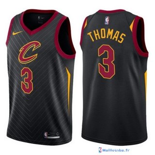 Maillot NBA Pas Cher Cleveland Cavaliers Isaiah Thomas 3 Noir Statement 2017/18