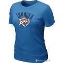 T-Shirt NBA Pas Cher Femme Oklahoma City Thunder Bleu