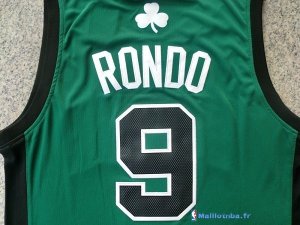 Maillot NBA Pas Cher Boston Celtics Rajon Rondo 9 Vert Noir