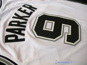 Maillot NBA Pas Cher San Antonio Spurs Tony Parker 9 Blanc