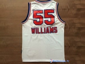 Maillot NBA Pas Cher Sacramento Kings Jason Williams 55 Retro Blanc