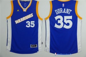 Maillot NBA Pas Cher Golden State Warriors 2016/2017 Kevin Durant 35 Bleu