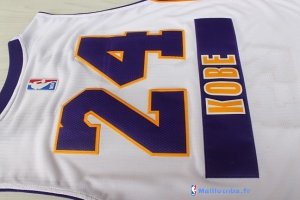 Maillot NBA Pas Cher Noël Los Angeles Lakers Kobe 24 Blanc