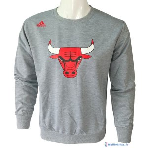 Maillot NBA Pas Cher Chicago Bulls Dwyane Wade 3 ML Gris