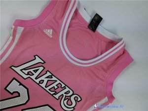 Maillot NBA Pas Cher Los Angeles Lakers Femme Kobe Bryant 24 Rose
