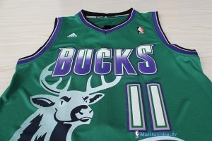 Maillot NBA Pas Cher Milwaukee Bucks Monta Ellis 11 Vert