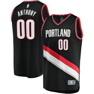 Portland Trail Blazers Carmelo Anthony Fanatics Branded Black 2019/20 Fast Break Replica Player Jersey – Icon Edition