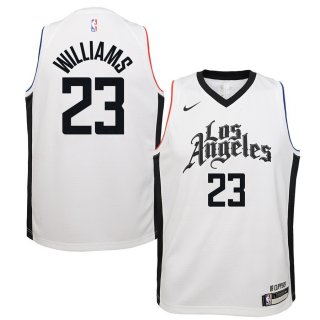 LA Clippers Lou Williams Nike White Swingman Jersey Jersey – City Edition