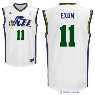 Maillot NBA Pas Cher Utah Jazz Dante Exum 11 Blanc