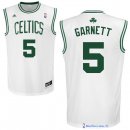 Maillot NBA Pas Cher Boston Celtics Kevin Garnett 5 Blanc