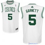 Maillot NBA Pas Cher Boston Celtics Kevin Garnett 5 Blanc