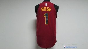 Maillot NBA Pas Cher Cleveland Cavaliers Derrick Rose 1 Rouge 2017/18