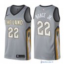 Maillot NBA Pas Cher Cleveland Cavaliers Larry Nance Jr 22 Nike Gris Ville 2017/18