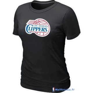 T-Shirt NBA Pas Cher Femme Los Angeles Clippers Noir