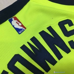 Maillot NBA Pas Cher Minnesota Timberwolves Karl Anthony Towns 32 Vert Statement 2017/18