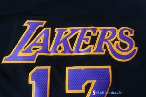 Maillot NBA Pas Cher Los Angeles Lakers Jeremy Lin 17 Noir