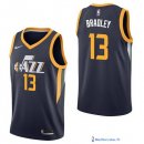 Maillot NBA Pas Cher Utah Jazz Tony Bradley 13 Marine Icon 2017/18