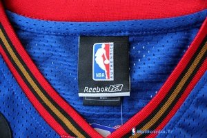 Maillot NBA Pas Cher Philadelphia Sixers Allen Iverson 3 10 Anniversaire Bleu