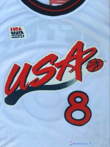 Maillot NBA Pas Cher USA 1996 David Robinson 8 Blanc