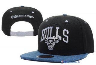 Bonnet NBA Chicago Bulls 2016 Noir Bleu