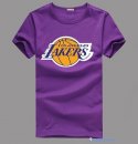 T-Shirt NBA Pas Cher Los Angeles Lakers Pourpre 3