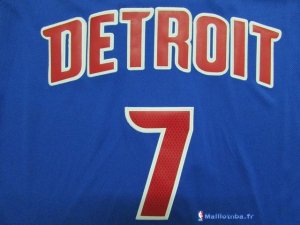 Maillot NBA Pas Cher Detroit Pistons Brandon Jennings 7 Bleu