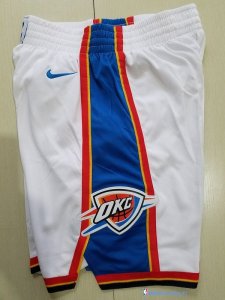 Pantalon NBA Pas Cher Oklahoma City Thunder Nike Blanc