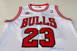 Maillot NBA Pas Cher Chicago Bulls Michael Jordan 23 1997/1998 Blanc