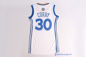 Maillot NBA Pas Cher Golden State Warriors Femme Stephen Curry 30 Blanc