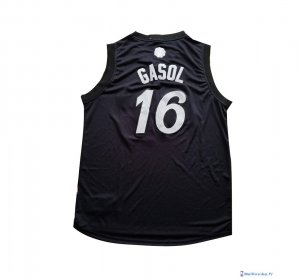 Maillot NBA Pas Cher Noël San Antonio Spurs Pau Gasol 16 Noir