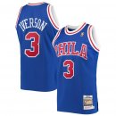 Philadelphia 76ers Allen Iverson Mitchell & Ness Royal 1996 Hardwood Classics Authentic Jersey